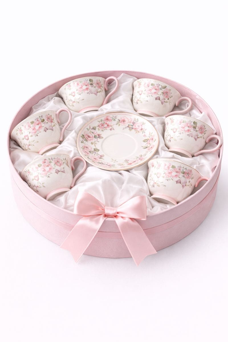 Coleção Rosé Jardins – 12 peças | Pérola em Porcelana