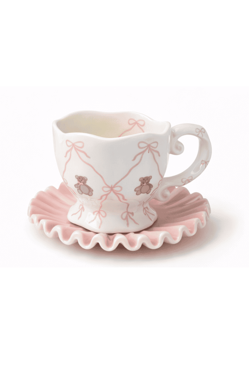 Xícara Laço de Amor | Pérola em Porcelana